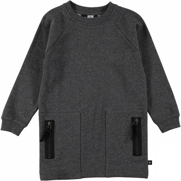 Molo, Cosima dark grey melange kjole