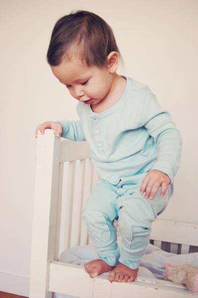 Lang pyjamas soft turquoise, Cotton & Button